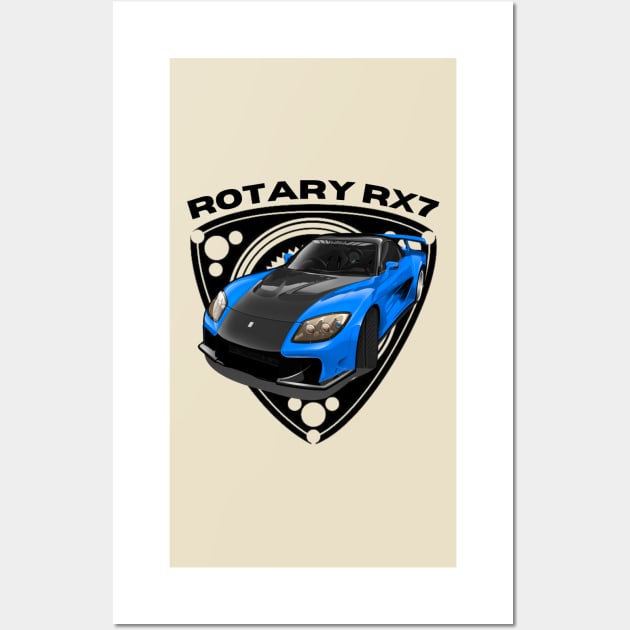 ROTARY RX7 Veilside Wall Art by MOTOSHIFT